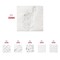 Durable White with Silver Antique Floral Paper Beverage/Cocktail Napkins (600 Napkins)